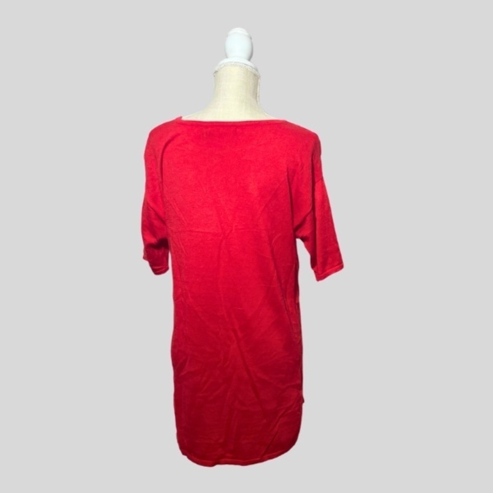 Red Tunic Sweater - Picture 2 of 2